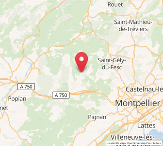 Map of Vailhauquès, Occitanie