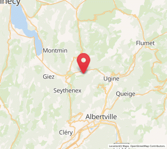 Map of Val de Chaise, Auvergne-Rhône-Alpes