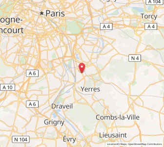 Map of Valenton, Île-de-France