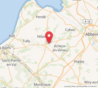 Map of Valines, Hauts-de-France