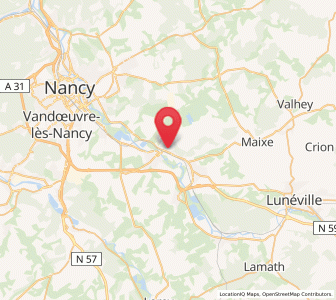 Map of Varangéville, Grand Est