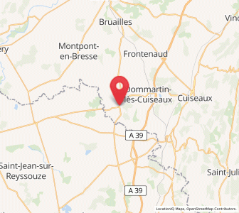 Map of Varennes-Saint-Sauveur, Bourgogne-Franche-Comté