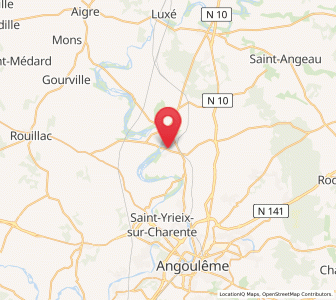 Map of Vars, Nouvelle-Aquitaine