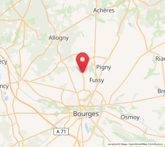 Map of Vasselay, Centre
