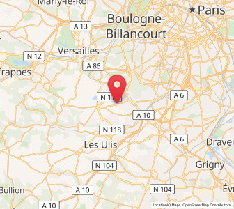 Map of Vauhallan, Île-de-France