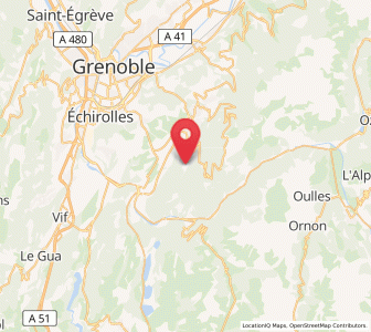 Map of Vaulnaveys-le-Bas, Auvergne-Rhône-Alpes
