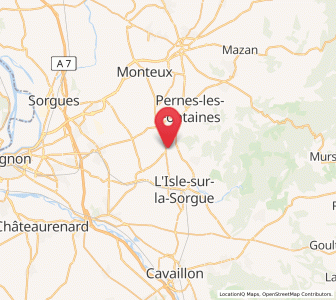 Map of Velleron, Provence-Alpes-Côte d'Azur