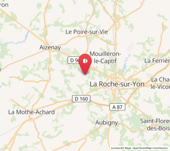 Map of Venansault, Pays de la Loire