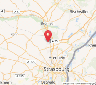Map of Vendenheim, Grand Est