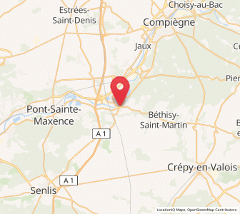 Map of Verberie, Hauts-de-France