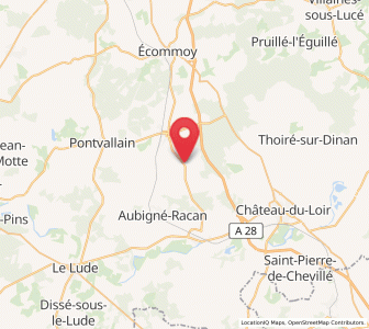 Map of Verneil-le-Chétif, Pays de la Loire