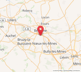 Map of Verquin, Hauts-de-France