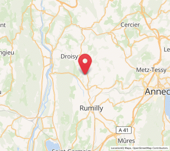 Map of Versonnex, Auvergne-Rhône-Alpes