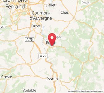 Map of Vic-le-Comte, Auvergne-Rhône-Alpes