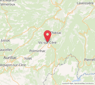 Map of Vic-sur-Cère, Auvergne-Rhône-Alpes