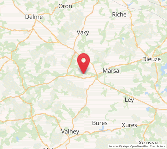 Map of Vic-sur-Seille, Grand Est
