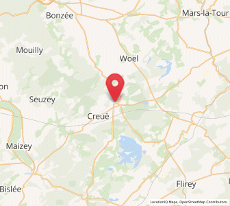 Map of Vigneulles-lès-Hattonchâtel, Grand Est