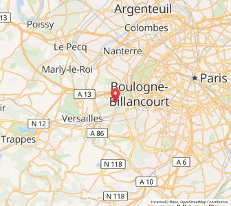 Map of Ville-d'Avray, Île-de-France