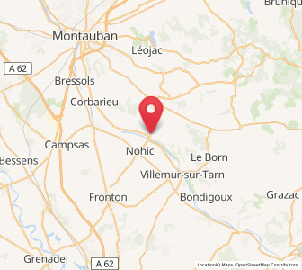 Map of Villebrumier, Occitanie