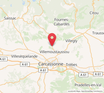 Map of Villegailhenc, Occitanie
