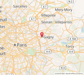 Map of Villemomble, Île-de-France