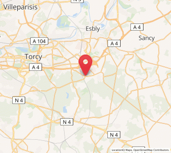 Map of Villeneuve-Saint-Denis, Île-de-France