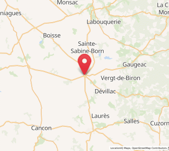 Map of Villeréal, Nouvelle-Aquitaine