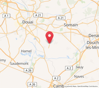 Map of Villers-au-Tertre, Hauts-de-France