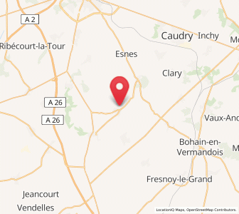 Map of Villers-Outréaux, Hauts-de-France
