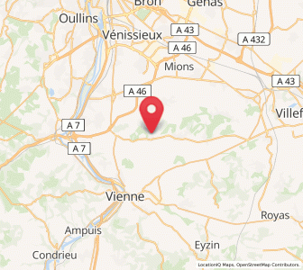Map of Villette-de-Vienne, Auvergne-Rhône-Alpes