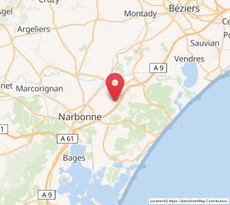 Map of Vinassan, Occitanie