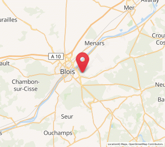 Map of Vineuil, Centre