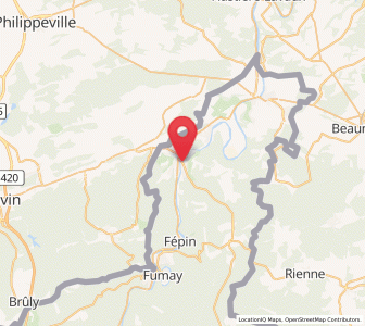 Map of Vireux-Wallerand, Grand Est