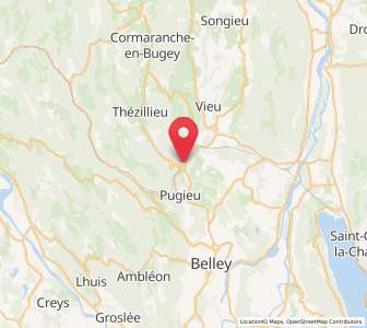 Map of Virieu-le-Grand, Auvergne-Rhône-Alpes
