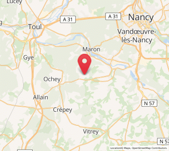 Map of Viterne, Grand Est