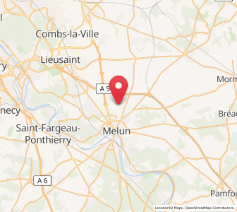Map of Voisenon, Île-de-France