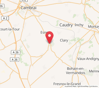 Map of Walincourt-Selvigny, Hauts-de-France