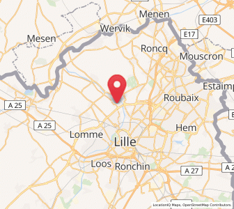 Map of Wambrechies, Hauts-de-France
