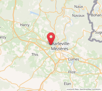Map of Warcq, Grand Est
