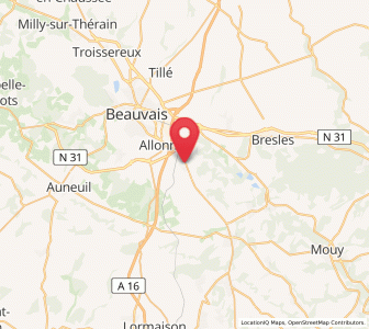Map of Warluis, Hauts-de-France