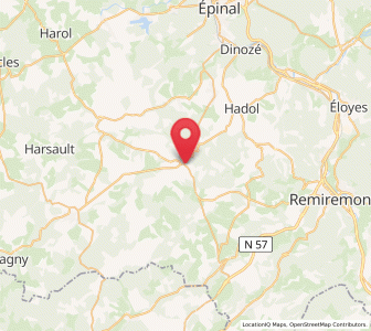 Map of Xertigny, Grand Est