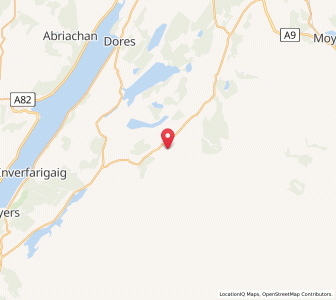 Map of Aberarder, ScotlandScotland