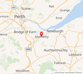 Map of Abernethy, ScotlandScotland