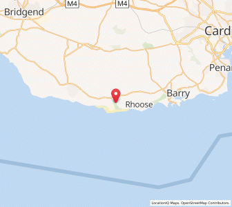 Map of Aberthaw, WalesWales