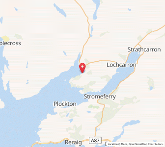 Map of Achintraid, ScotlandScotland