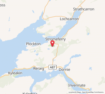 Map of Achmore, ScotlandScotland