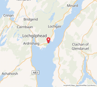 Map of Achnaba, ScotlandScotland
