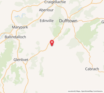 Map of Achnastank, ScotlandScotland