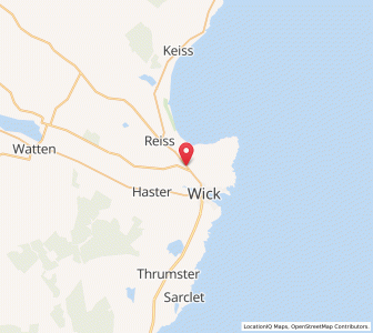 Map of Ackergill, ScotlandScotland