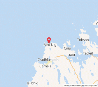Map of Aird Uig, ScotlandScotland